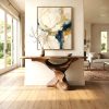 Eco-Friendly Apartment Decor Natural Solid Wooden Console Tables With Unique Design wooden furniture Hotel Furniture Designer