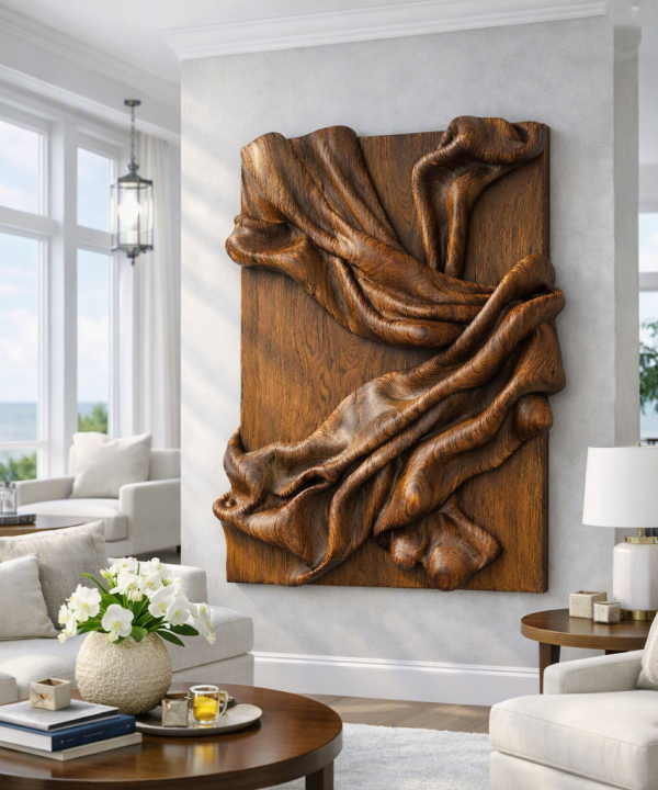 Hand Carved Wall Art Farmhouse 3D Wood Wall Art For Bedroom Livingroom Entryway Rustic Ambience