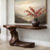 Luxali Handmade Wooden Console Table — a modern farmhouse masterpiece, meticulously handcrafted from solid natural Monkey Pod wood, showcasing refined artistry and designed to elevate any living room.