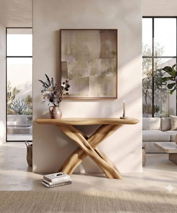 Rustic Live Edge Console Table Entryway Design Rustic Live Edge Console Table Entryway Design Handcrafted Accent Table Furniture
