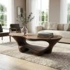 Wholesale Luxali Modern Solid Wood Coffee Table Living Room Handmade Natural Eco-Friendly Durable Decor Unique Design