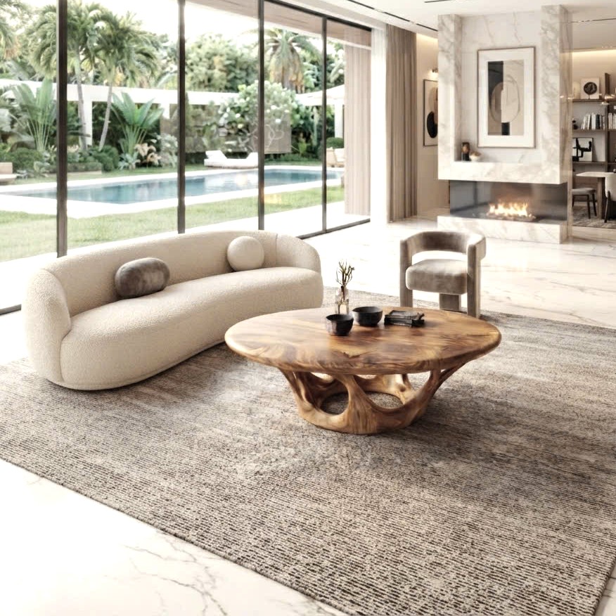 Unique Design Solid Wooden Coffee Table For Living Room Handcraft Wooden Coffee Table Made In Vietnam - Image 8