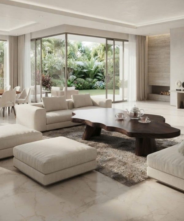 Alternative view of Luxali Wooden Unique Design Solid Wooden Coffee Table For Living Room Handcraft Wooden Coffee Table Made In Vietnam