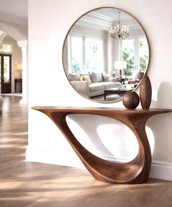 Rustic Live Edge Console Table Entryway Design Rustic Live Edge Console Table Entryway Design Handcrafted Accent Table Furniture