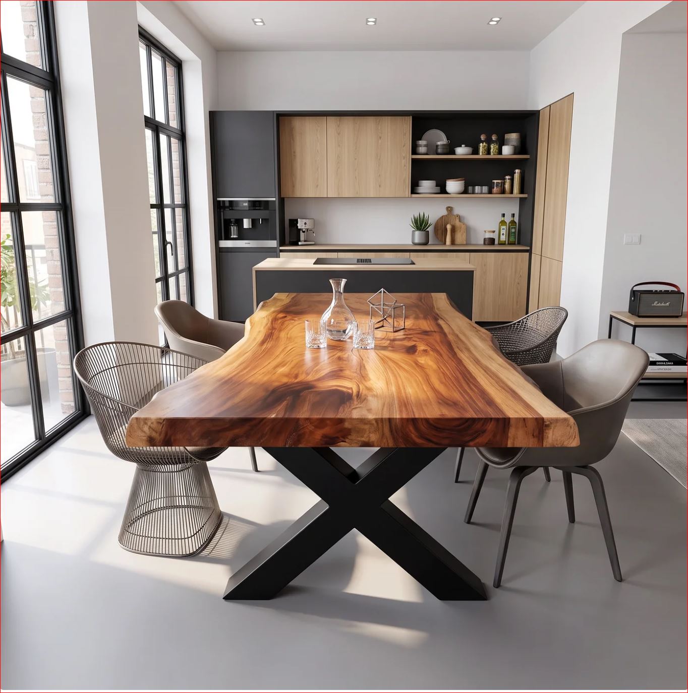 Contemporary Dining Table For Spacious Open-Plan Living Areas