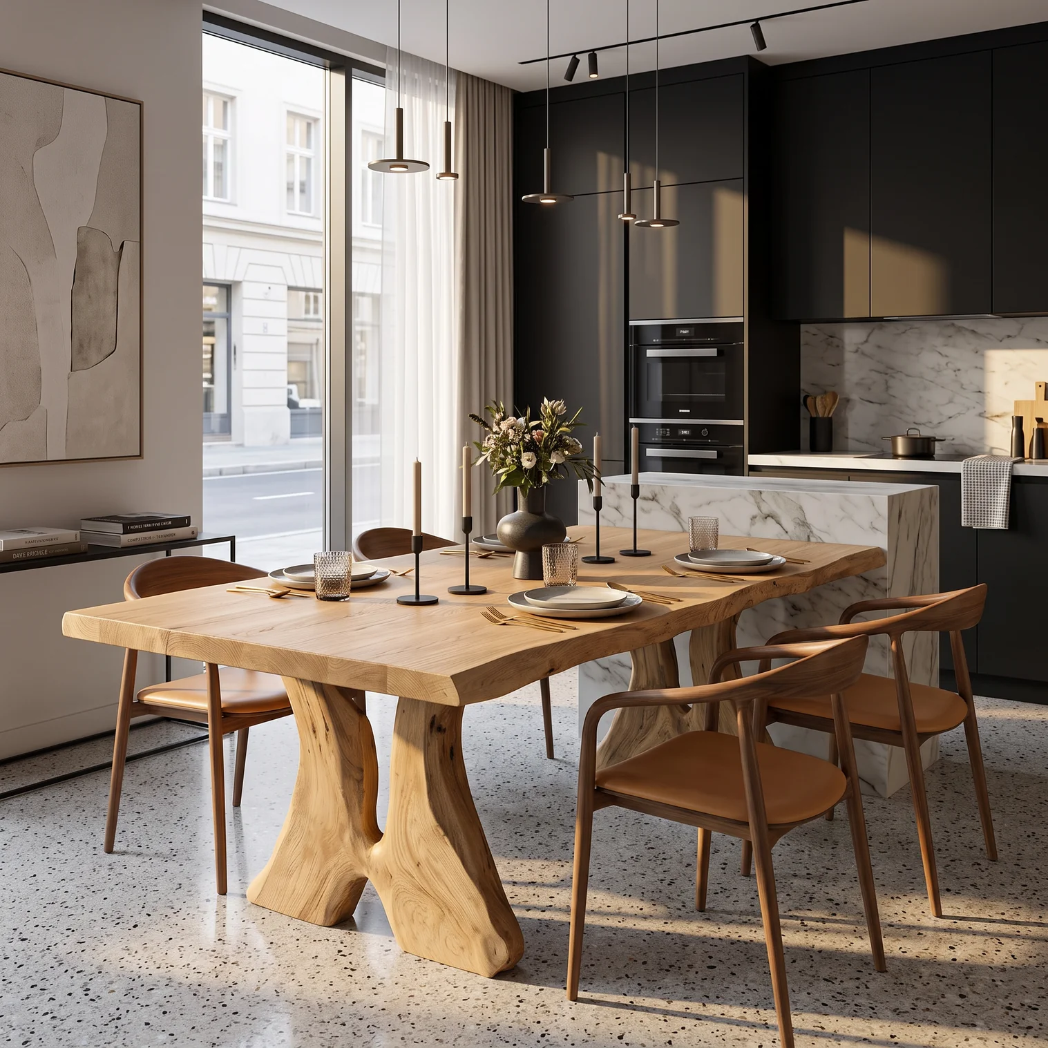 Farmhouse Dining Table For Vintage Furniture Look - Image 5
