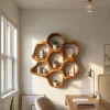 Mid Century Wall Shelf For Hallway Entryway Use