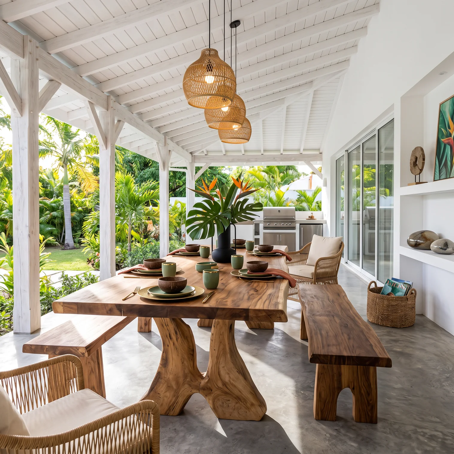 Farmhouse Dining Table For Vintage Furniture Look - Image 6