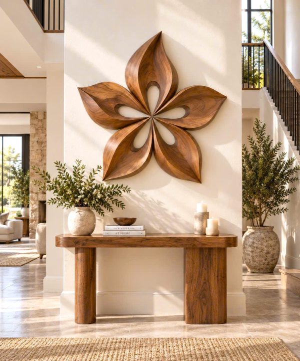 AWA 06 Luxali wooden Unique Wall-mounted Organic Wooden Sculpture Handcrafted Wooden Wall Art Sculpture For Living Room Furniture Wall Decoration