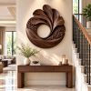 AWA 12 Luxali wooden Unique Wall-mounted Organic Wooden Sculpture Handcrafted Wooden Wall Art Sculpture For Living Room Furniture Wall Decoration