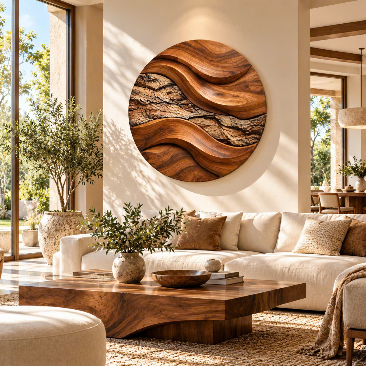 AWA 20 Unique Wall-mounted Organic Wooden Sculpture Handcrafted Wooden Wall Art Sculpture For Living Room Furniture Wall Decoration - Image 6