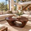 BFC 32 Luxali Modern Solid Wood Coffee Table Living Room Handmade Natural Eco-Friendly Durable Easy Clean Antique Decor Home Furniture