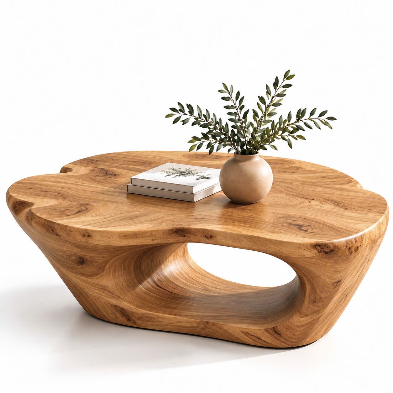 BFC 32 Luxali Modern Solid Wood Coffee Table Living Room Handmade Natural Eco-Friendly Durable Easy Clean Antique Decor Home Furniture - Image 8
