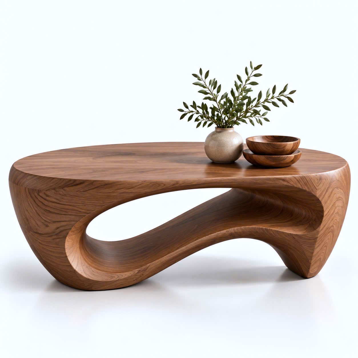 BFC 36 Luxali Modern Solid Wood Coffee Table Living Room Handmade Natural Eco-Friendly Durable Easy Clean Antique Decor Home Furniture - Image 9