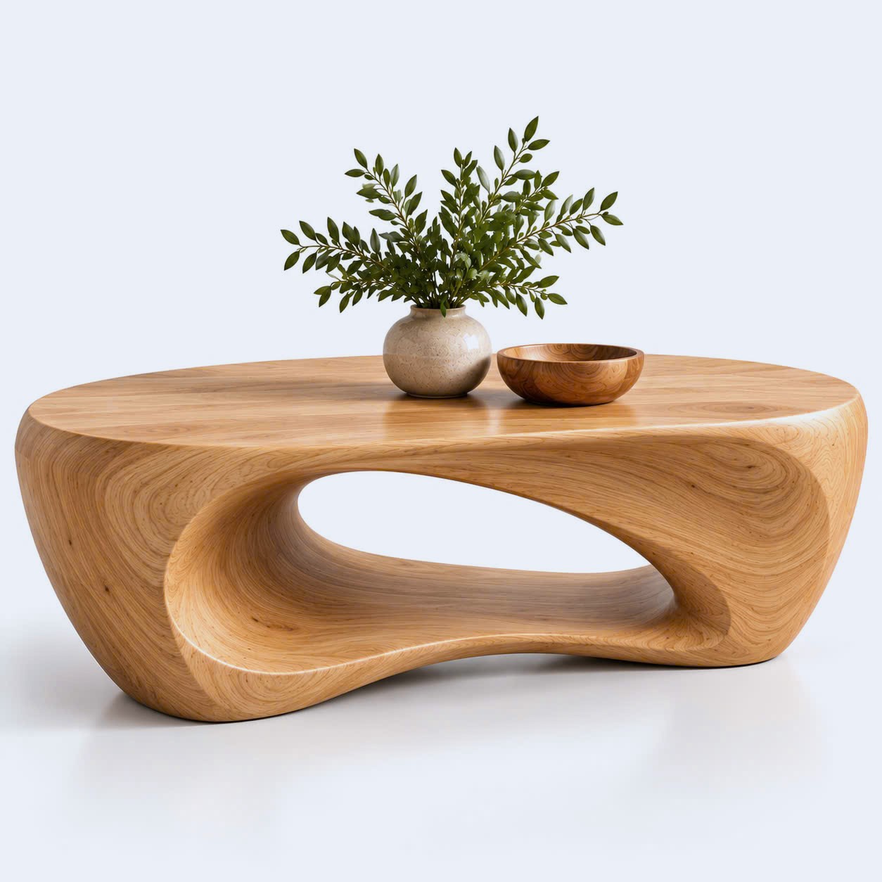 BFC 35 Luxali Modern Solid Wood Coffee Table Living Room Handmade Natural Eco-Friendly Durable Easy Clean Antique Decor Home Furniture - Image 12