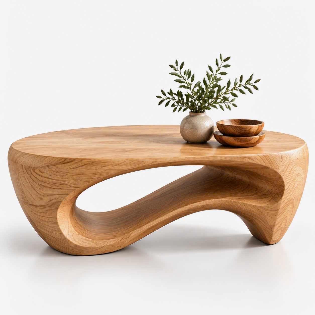 BFC 36 Luxali Modern Solid Wood Coffee Table Living Room Handmade Natural Eco-Friendly Durable Easy Clean Antique Decor Home Furniture - Image 10