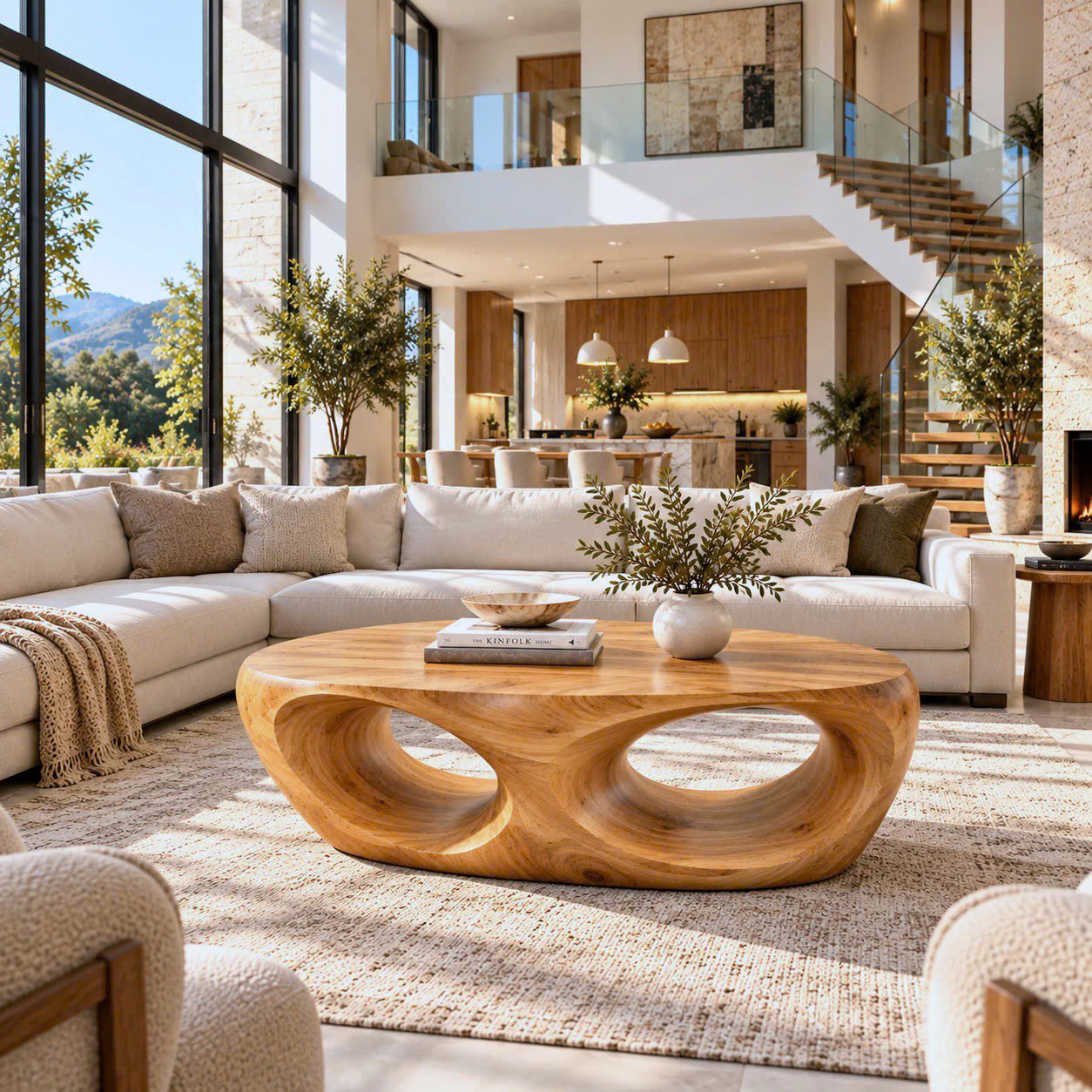 CF 44 Unique Design Solid Wooden Coffee Table For Living Room Handcraft Wooden Coffee Table Made In Vietnam - Image 4