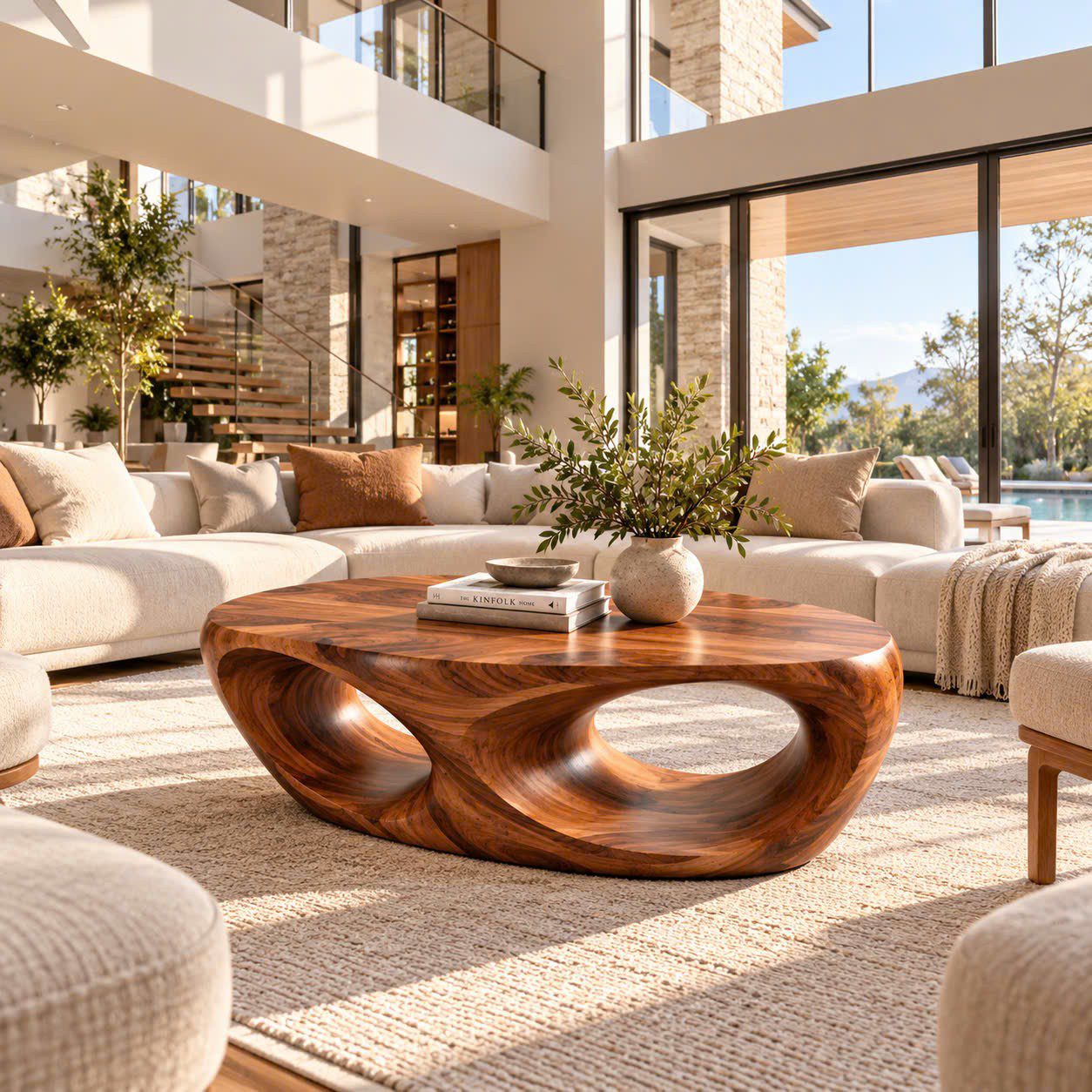CF 44 Unique Design Solid Wooden Coffee Table For Living Room Handcraft Wooden Coffee Table Made In Vietnam - Image 10