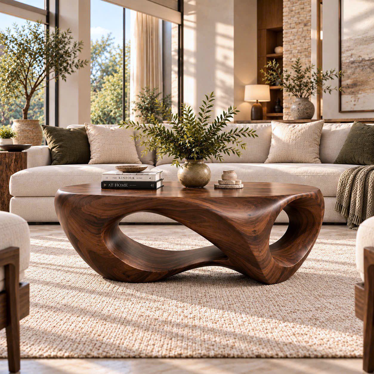 CF 45 Unique Design Solid Wooden Coffee Table For Living Room Handcraft Wooden Coffee Table Made In Vietnam - Image 5