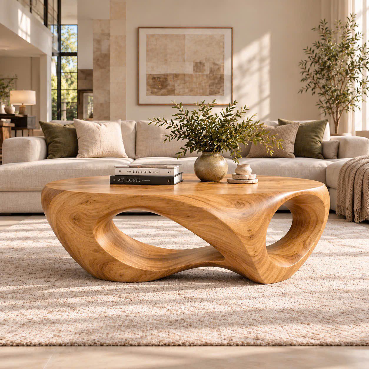 CF 45 Unique Design Solid Wooden Coffee Table For Living Room Handcraft Wooden Coffee Table Made In Vietnam - Image 8