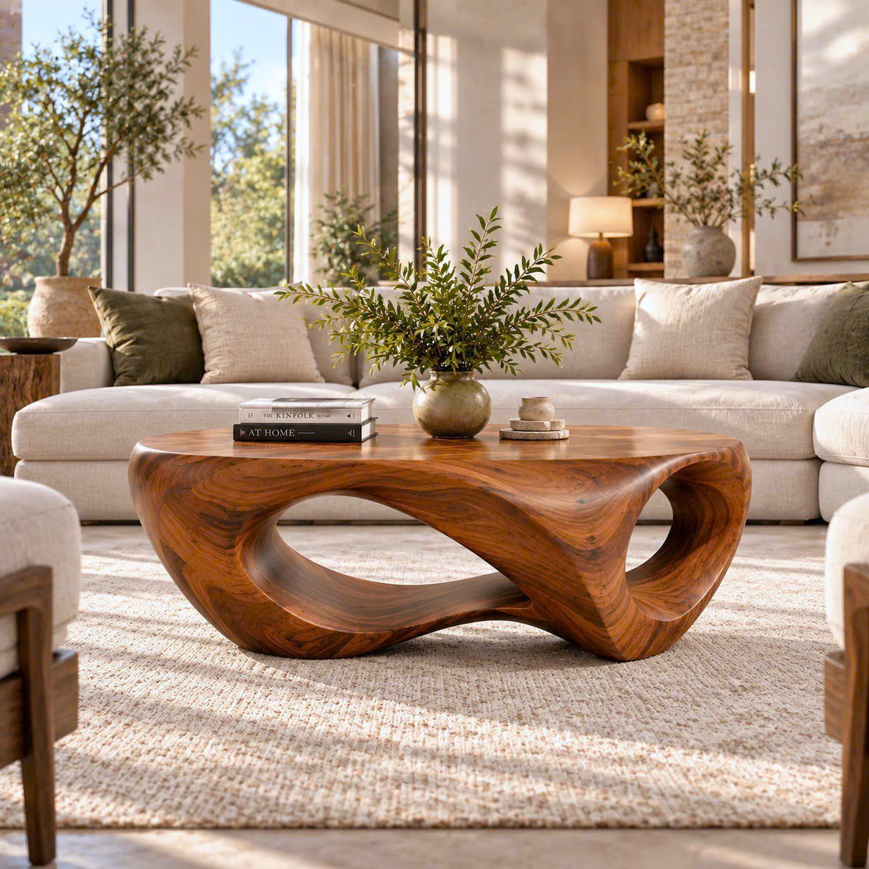 CF 45 Unique Design Solid Wooden Coffee Table For Living Room Handcraft Wooden Coffee Table Made In Vietnam - Image 6