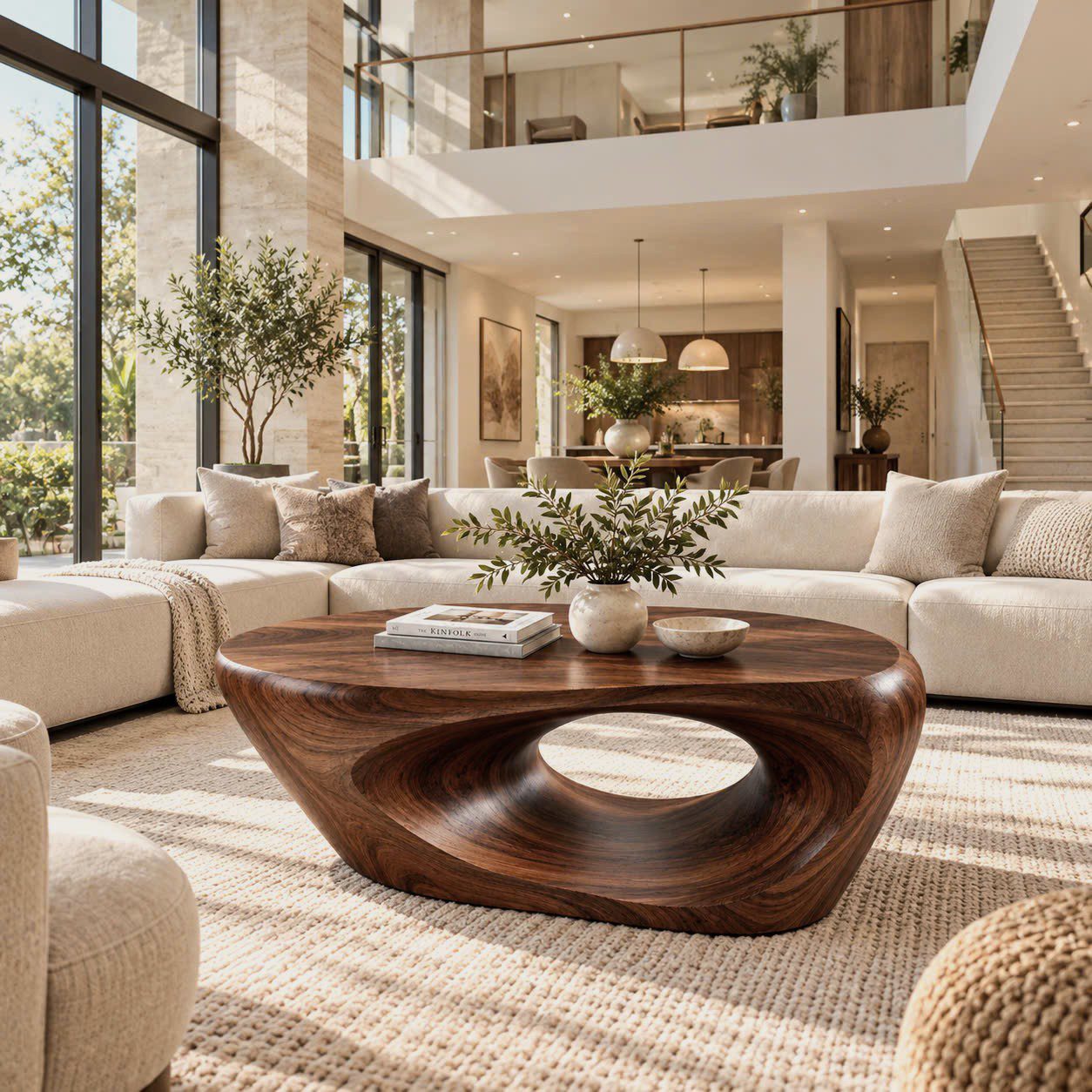 CF 47 Unique Design Solid Wooden Coffee Table For Living Room Handcraft Wooden Coffee Table Made In Vietnam - Image 3