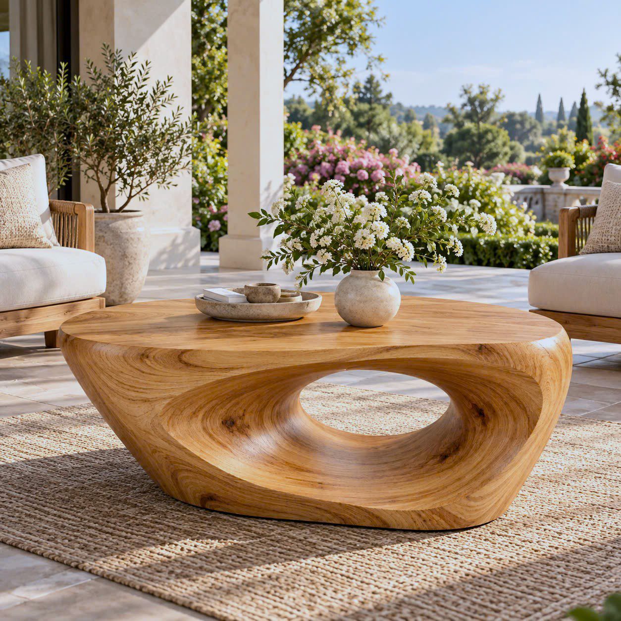 CF 47 Unique Design Solid Wooden Coffee Table For Living Room Handcraft Wooden Coffee Table Made In Vietnam - Image 8