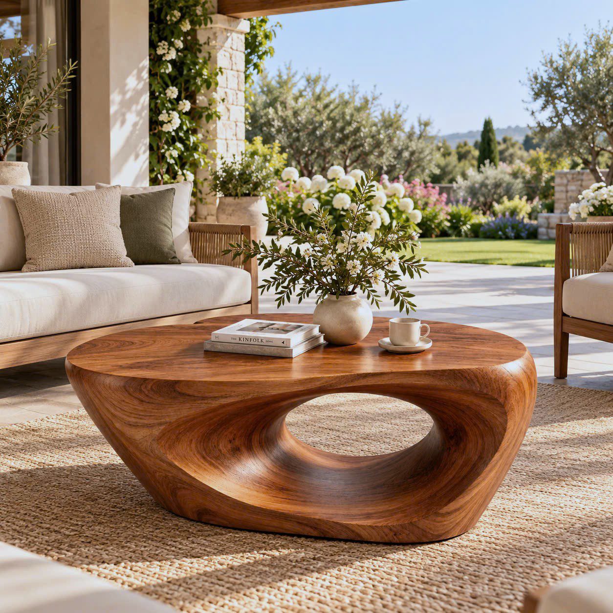 CF 47 Unique Design Solid Wooden Coffee Table For Living Room Handcraft Wooden Coffee Table Made In Vietnam - Image 10
